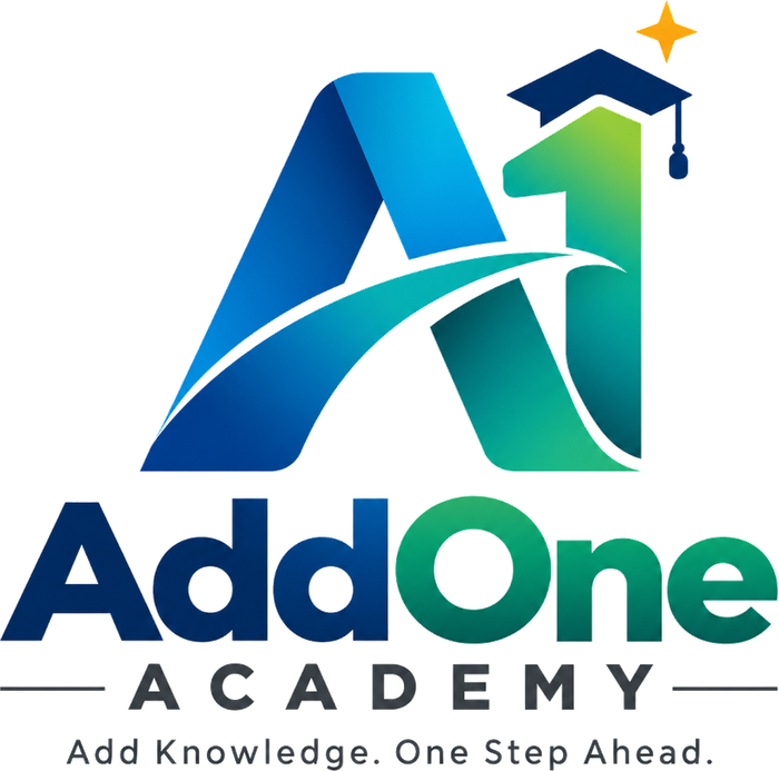 AddOne Academy — Add Knowledge. One Step Ahead.